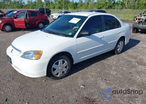 2004 Honda Civic Lx из США, поврежденный, VIN 1HGES16564L011468